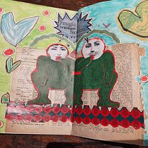 Il mio progetto del corso: Quaderno creativo: esplora il tuo processo di illustrazione. Traditional illustration, Sketching, Creativit, Drawing, Watercolor Painting, Children's Illustration, Sketchbook, and Gouache Painting project by rosso.brunella - 12.18.2022