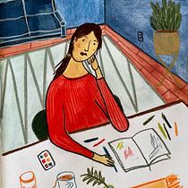 My project for course: Exploratory Sketchbook: Find Your Drawing Style. Traditional illustration, Sketching, Creativit, Drawing, Watercolor Painting, Sketchbook, and Gouache Painting project by aadigiallonardo - 12.15.2022