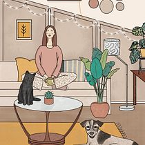 Kolorowe ilustracje cyfrowe w Procreate. Un progetto di Illustrazione tradizionale, Disegno, Illustrazione digitale e Disegno digitale di Magda - 15.12.2022