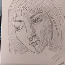 My project for course: Fundamentals of Portrait Drawing with Pencil. Projekt z dziedziny  Sztuki piękne, R, sunek ołówkiem,  R, sunek, R, sunek realist, czn,  R, sunek art, st i czn użytkownika Michele Scott James - 19.12.2022