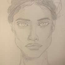 Mi proyecto del curso: Cuaderno de retratos a línea con grafito. Esboçado, Desenho, Desenho de retrato, e Sketchbook projeto de Adriana Oh - 19.12.2022