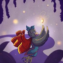 My project for course: Illustrating Fantastical Animals with Procreate. Traditional illustration, Character Design, Drawing, Digital Illustration, Stor, telling, and Narrative project by Giovanna Reyes - 12.19.2022