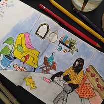 Mi proyecto del curso: Sketchbook para explorar tu estilo de dibujo. Traditional illustration, Sketching, Creativit, Drawing, Watercolor Painting, Sketchbook, and Gouache Painting project by vincenza_c85 - 03.19.2022
