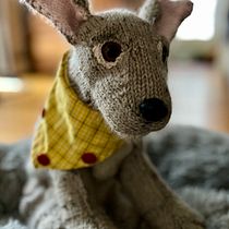 My project for course: Knitting Realistic Stuffed Animals: Make a Puppy from Yarn. Fiber Arts, DIY, Knitting, and Textile Design project by dexterda - 12.19.2022