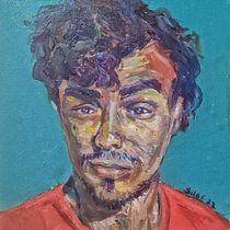 Meu projeto do curso: Retrato com pintura a óleo: explore luz e sombras. Fine Arts, Painting, and Oil Painting project by silasbarciella - 12.19.2022