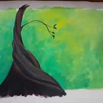 Mi proyecto del curso: Pintura de paisajes atmosféricos con gouache. Traditional illustration, Painting, and Gouache Painting project by Grace Luna - 12.19.2022