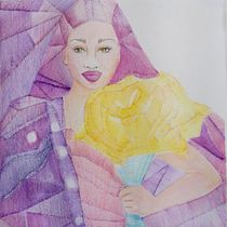 Meu projeto do curso: Desenho de retratos vibrantes com lápis de cor. Portrait Drawing, Colored Pencil Drawing, Drawing, and Sketchbook project by MarArtesOficial - 12.27.2022