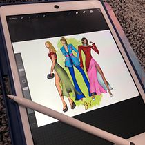 My project for course: Fashion Sketch Illustration. Een project van Traditionele illustratie,  Schetsen,  Modeontwerp, Digitale tekening y Mode-illustratie van rita_w - 20.12.2022