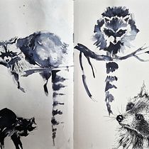 Mój projekt z kursu: Techniki ilustracji przełamujące blokady twórcze. Design, Traditional illustration, Fine Arts, Painting, Creativit, Creating with Kids, and Sketchbook project by Dominika Paulińska - Tylec - 12.20.2022
