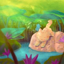 My project for course: Atmospheric Scenes in Procreate: Paint with Color and Light. Ilustração tradicional e Ilustração digital projeto de Chonnajak Bk - 20.12.2022