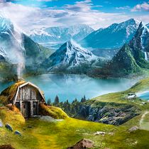 Mi proyecto del curso: Matte Painting: creando mundos fotorrealistas. Photograph, Photograph, Post-production, Photo Retouching, Digital Photograph, Photomontage, and Matte Painting project by Mentiradeloro Esther Cuesta - 12.20.2022