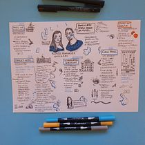 Mein Abschlussprojekt für den Kurs: Sketchnoting: Verstehen und Kommunizieren mit visuellen Notizen. Un progetto di Illustrazione tradizionale, Creatività, Disegno, Comunicazione, Management, produttività e Business di marion.hoepken - 20.12.2022