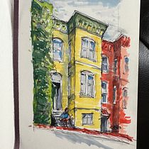 My project for course: Expressive Architectural Sketching with Colored Markers. Sketching, Drawing, Architectural Illustration, Sketchbook & Ink Illustration project by Greg - 12.21.2022