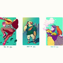 My project for course: Dynamic Character Illustration - Wise Monkeys . Traditional illustration, Character Design, Comic, Creativit, Drawing, Digital Drawing, and Manga project by Thiago Taubman - 08.15.2022