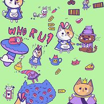 Meu projeto do curso: Ilustração de uma história com estilo kawaii. Ilustração tradicional, Design de personagens, Ilustração digital, e Mangá projeto de Mylena Moura - 20.12.2022