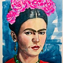 Comienzos . Traditional illustration, Watercolor Painting, and Portrait Drawing project by Yazk Barrera - 12.20.2022