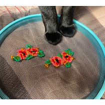 Mi proyecto del curso: Bordado freestyle sobre tul para principiantes. Accessor, Design, Embroider, Botanical Illustration, and Textile Design project by monicanatalia2 - 12.20.2022