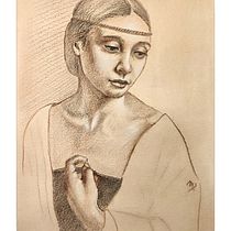 My project for course: Classical Portrait Drawing: The Renaissance Man’s Method. Fine Arts, Sketching, Drawing, Portrait Drawing, Realistic Drawing, and Artistic Drawing project by Dana Doubravka Mikulcová - 12.20.2022