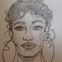 Il mio progetto del corso: Sketchbook per ritratti a grafite con la tecnica del tratteggio. Esboçado, Desenho, Desenho de retrato, e Sketchbook projeto de brina71c - 21.12.2022