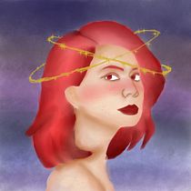 Mi proyecto del curso: Retratos digitales de fantasía con Photoshop. Traditional illustration, Drawing, Digital Illustration, Portrait Drawing, Digital Drawing, and Digital Painting project by Gabriela Canchola - 12.20.2022