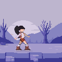 My project for course: Introduction to Character Design in Pixel Art. Een project van Ontwerp van personages, Videogames, Pixel art y Videogame-ontwerp van Zeynep Enfal Yabacıoğlu - 21.12.2022
