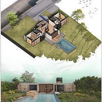 My project for course: Digital Illustration of Architectural Projects. Un proyecto de Arquitectura, Paisajismo, Ilustración digital, Arquitectura digital e Ilustración arquitectónica de nadinbos99 - 20.12.2022