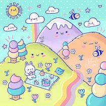 Meu projeto do curso: Design de mundos kawaii: crie ilustrações alegres. Character Design, Digital Illustration, and Manga project by juliana_paiva888 - 12.21.2022