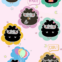 Mi proyecto del curso: Ilustración kawaii: crea personajes encantadores Ein Projekt aus dem Bereich Traditionelle Illustration, Design von Figuren und Manga von María Florencia Merlo - 22.12.2022