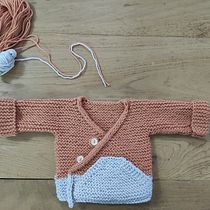 Mi proyecto del curso: Tejido de punto para prendas infantiles. Design de moda, Tecido, DIY, Tricô, e Design têxtil projeto de Iria Caamaño Pérez - 22.12.2022
