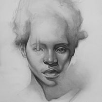 Mi proyecto final: retrato realista y expresivo. Traditional illustration, Fine Arts, Sketching, Pencil Drawing, Drawing, Portrait Drawing, Realistic Drawing, Artistic Drawing, and Figure Drawing project by Juan Perednik - 12.22.2022