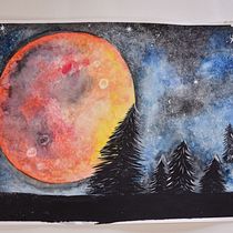 Meu projeto do curso: Técnicas modernas de aquarela. Un progetto di Illustrazione tradizionale, Belle arti, Pittura e Pittura ad acquerello di Kelly De oliveira - 22.12.2022