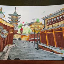 Il mio progetto del corso: Disegno architettonico espressivo con pennarelli colorati. Sketching, Drawing, Architectural Illustration, Sketchbook & Ink Illustration project by Maurizio Pandolfi - 12.19.2022