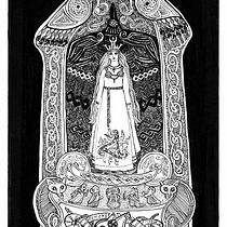 My project for course: Fairy-Tale Illustration with Pen and Ink. Projekt z dziedziny  R, sunek,  R, sunek art, st, czn,  R i sunek atramentem użytkownika ibaerentsen - 23.12.2022