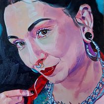 Il mio progetto del corso: Ritratto a olio: esplora luci e ombre. Fine Arts, Painting, and Oil Painting project by Viviana Schettini - 11.10.2022
