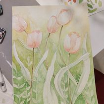 Mi proyecto del curso: Técnicas de acuarela en negativo para ilustración botánica Ein Projekt aus dem Bereich Traditionelle Illustration, Aquarellmalerei und Botanische Illustration von anagraciafernandez - 11.12.2022