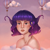 My project for course: Digital Fantasy Portraits with Photoshop. Traditional illustration, Drawing, Digital Illustration, Portrait Drawing, Digital Drawing, and Digital Painting project by jojosartsystuff - 12.23.2022
