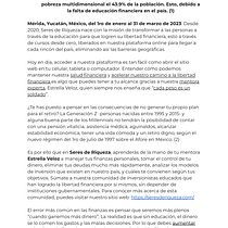 Cada peso es un soldado. Un projet de Éducation et Informatique de direccion_903629 - 23.12.2022