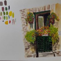 Mi proyecto del curso: Técnicas de gouache para ilustración en sketchbook. Traditional illustration, Sketching, Creativit, Drawing, Watercolor Painting, Sketchbook, and Gouache Painting project by sandra turreiro - 12.21.2022