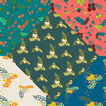 Mi proyecto del curso: Creación y comercialización de patterns vectoriales. Projekt z dziedziny Trad, c, jna ilustracja, Pattern design, Projektowanie mod, Stemple i Business użytkownika cecilia jarull - 24.12.2022