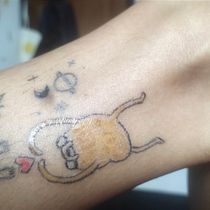 Meu projeto do curso: Tatuagem para principiantes. Tattoo Design project by Stefane Nazareth - 12.21.2022