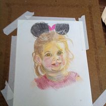 My project for course: Vibrant Portrait Drawing with Colored Pencils. Drawing, Portrait Drawing, Sketchbook, and Colored Pencil Drawing project by Jo-Ann Gesterling - 12.21.2022