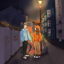 My project for course: Cinematic Digital Illustration with Photoshop. Traditional illustration, Digital Illustration, and Concept Art project by sleepykitsune - 12.25.2022