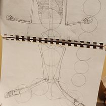Mi proyecto del curso: Dibujo anatómico para principiantes. Fine Arts, Sketching, Pencil Drawing, Drawing, Realistic Drawing, and Figure Drawing project by Fidel Ernesto Vargas Rodriguez - 12.24.2022
