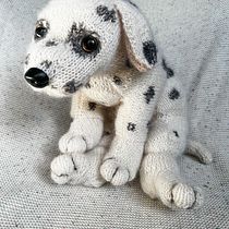 My project for course: Knitting Realistic Stuffed Animals: Make a Puppy from Yarn. Fiber Arts, DIY, Knitting, and Textile Design project by maddiemallard - 12.26.2022