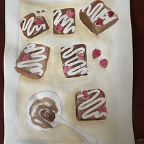 Mon projet du cours :  Illustration culinaire savoureuse à l'aquarelle. Projekt z dziedziny Trad, c, jna ilustracja,  Sztuki piękne,  Malarstwo i Malowanie akwarelą użytkownika ainhoa_13 - 26.12.2022