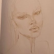 My project for course: Vibrant Portrait Drawing with Colored Pencils. Drawing, Portrait Drawing, Sketchbook, and Colored Pencil Drawing project by ss5f4kkxq8 - 12.26.2022