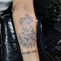 Mi proyecto del curso: Tatuaje botánico con puntillismo. Ilustração tradicional, Desenho de tatuagens e Ilustração botânica projeto de jorgecabezas9220 - 26.12.2022