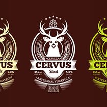 Branding cerveza artesanal Cervus. Br, ing, Identit, Graphic Design, and Packaging project by Alfonso Castro - 12.26.2022
