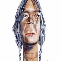 Mi proyecto del curso: Ilustración en acuarela-Patti Smith. Un progetto di Illustrazione tradizionale, Pittura ad acquerello, Disegno di ritratti, Design, Character design, Design editoriale, Belle arti, Pittura, Disegno, Disegno realistico, Disegno artistico, Disegno anatomico e Autoritratto fotografico di Paola Lucía - 26.12.2022