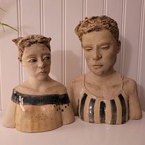 My project for course: Introduction to Clay Figurative Sculpture. Fine Arts, and Sculpture project by Helena Laurin - 12.26.2022